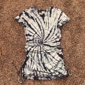 Blue Tye Dye Dress